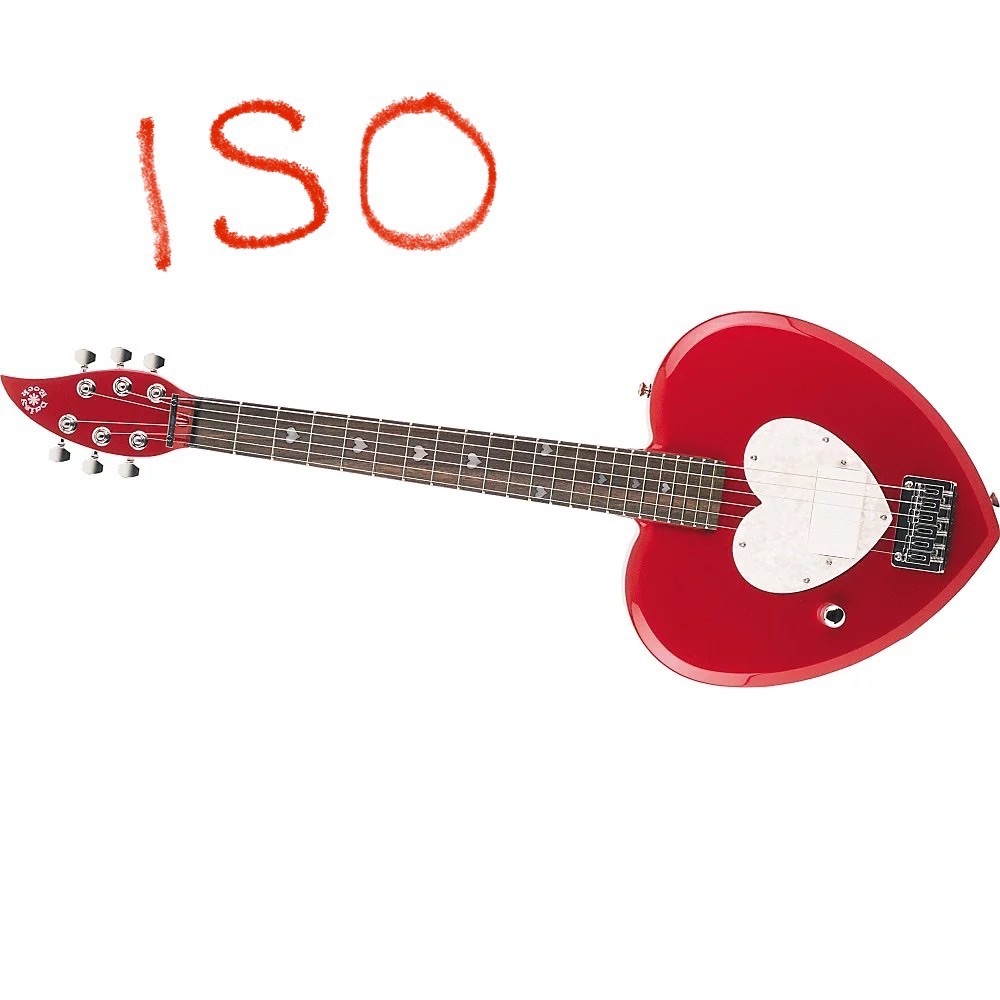 ISO DO NOT BUY Daisy Rock Heartbreaker in red